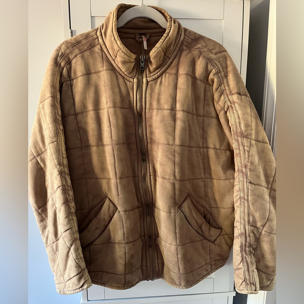 Free People Dolman Quilted Knit Jacket